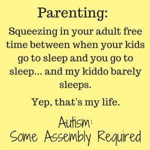 A meme describing autism parenting