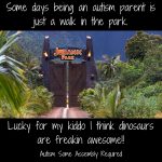 Being an autism parent is a walk in the park